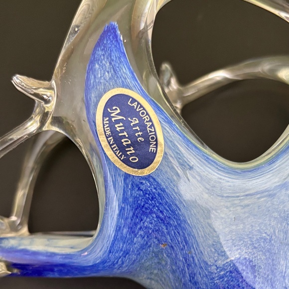 Murano Glass Lavorazione Napkin Holder - Picture 3 of 5